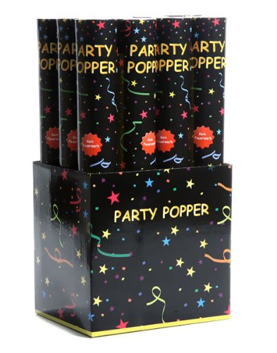 XL Party Popper Partyknaller Konfettikanone Konfetti-Shooter Karneval 40cm 